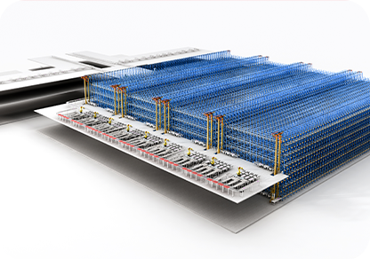 AS/RS automated three-dimensional library