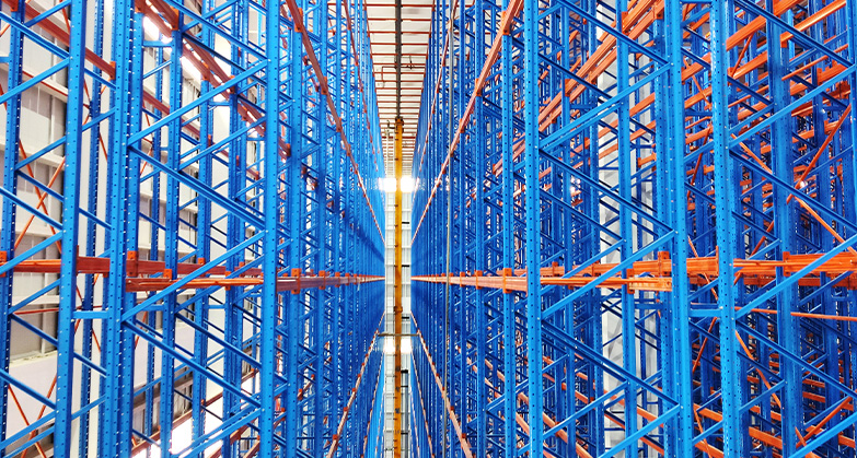 Stereoscopic warehouse shelves