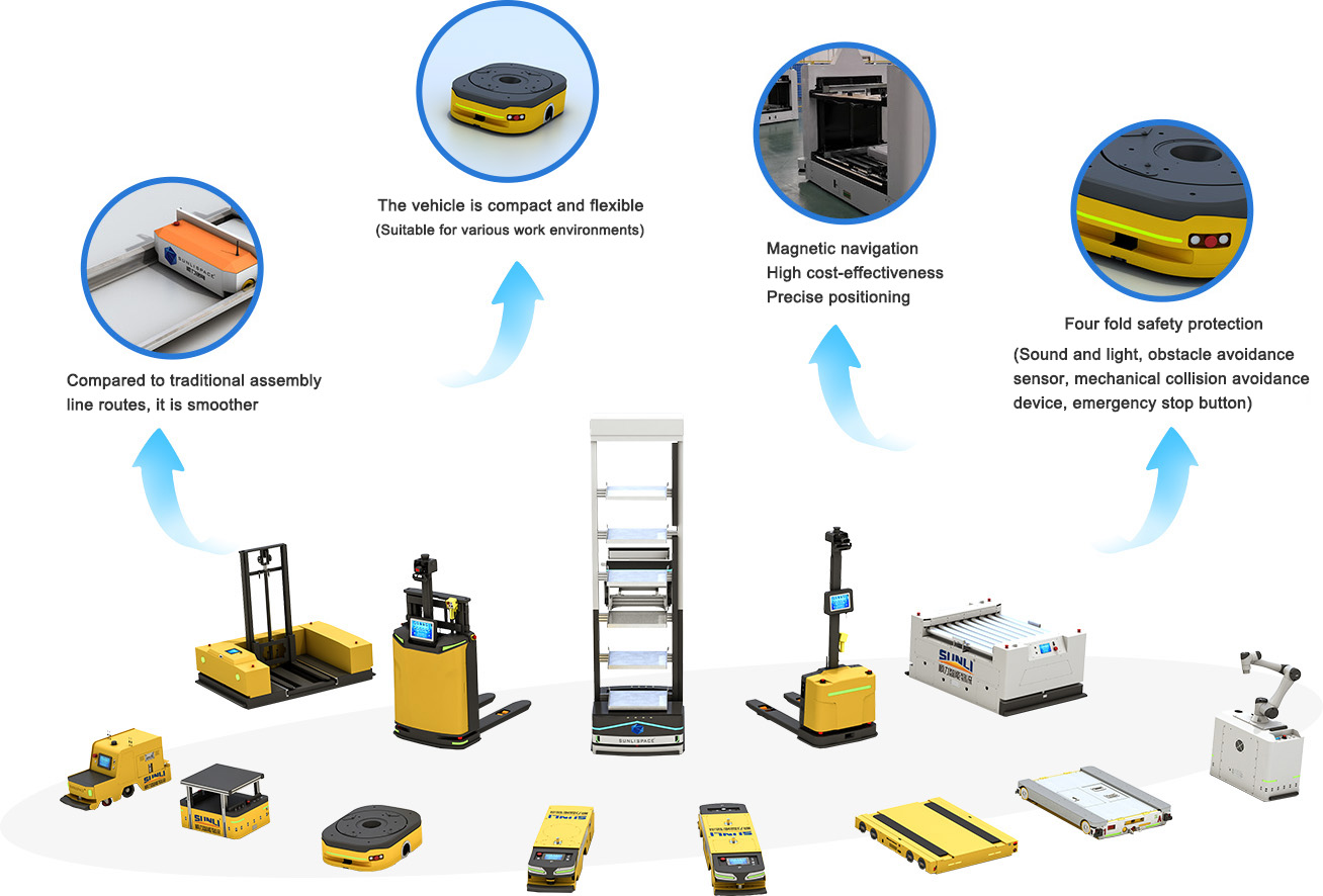 AGV Driverless automated vehicle